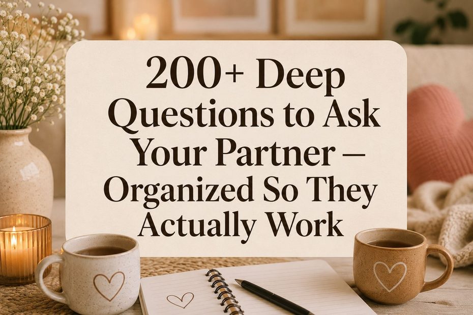 deep questions to ask your partner